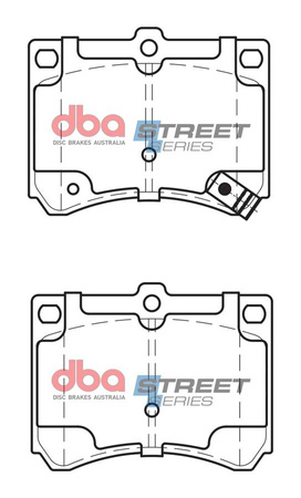 DBA Brake Pads Utcai sorozat hátsó fékbetétek Kerámia - DB1177SS