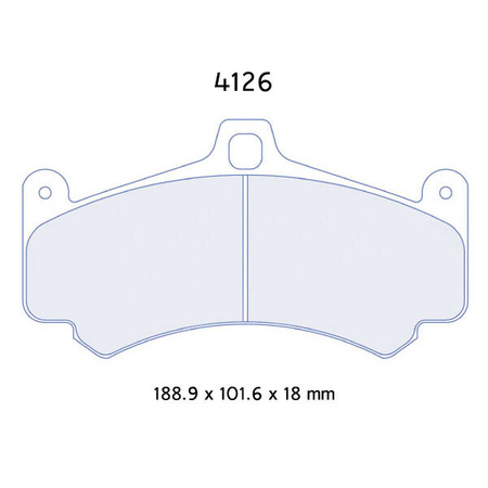 Stabdžių kaladėlės Carbone Lorraine RC8 - Porsche 997 GT2 (visi)