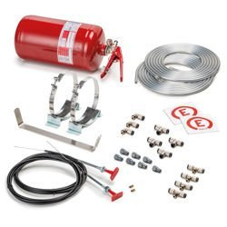 Sparco fire extinguishing system - steel, mechanical 4.25L
