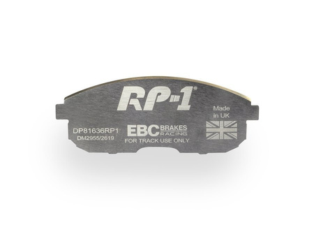 DP81636RP1 - Zestaw wyścigowych klocków hamulcowych seria RP-1 Racing EBC Brakes