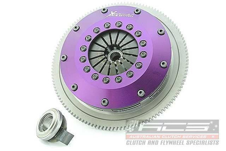 Xtreme Performance Subaru Impreza / WRX / Forester - 200mm Rigid Ceramic Twin Plate Clutch Kit Incl Flywheel 1200Nm