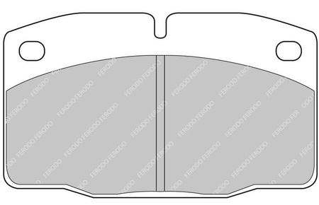 Ferodo Racing DS3000 brake pad front FCP173R DAEWOO Nexia OPEL Ascona B C ASCONA B CORSA A Kadett D E Manta Omega A Rekord Vectra VAUXHALL Astra Astramax ASTRAVAN Belmont Carlton CARLTON Mk III V87 Estate Cavalier Nova NOVA Hatchback S83 
