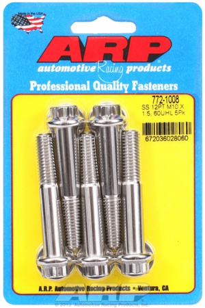 Śruby ARP M10 x 1.50 x 60  12pt SS bolts (5pcs)