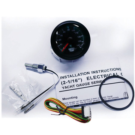Auto Gauge Water Temperature Gauge - YACHT