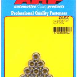 ARP "1/4""-28 SS 12pt nut kit" (10pcs)