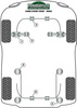 Front Anti Roll Bar Mount 20mm Powerflex Polyurethane Bush Heritage Collection Ford Capri (1969-1986) PFF19-406-20H