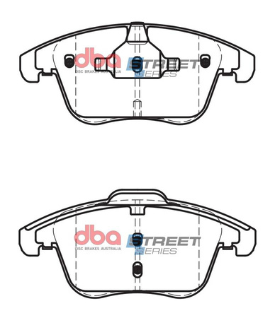 Brake Pads Street Series Ceramic front - DB2184SS AUDI A4 Allroad quattro B8 A5 Cabriolet