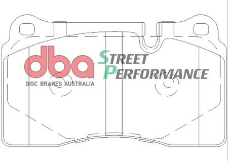 Bremsbeläge vorne DBA Brake Pads Street Performance ECE R90 certified Hawk HB683x.651 - DB2073SP LAND ROVER Range L322 Sport L320