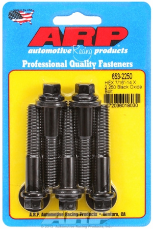 Śruby ARP "7/16""-14 X 2.250 hex black oxide bolts" (5pcs)