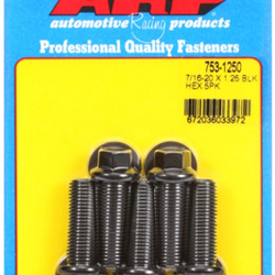Śruby ARP "7/16""-20 x 1.250 hex black oxide bolts" (5pcs)