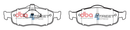 Klocki hamulcowe przednie DBA Brake Pads Street Series Ceramic - DB1299SS
