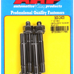Śruby ARP "1"" drilled carburetor spacer stud kit"