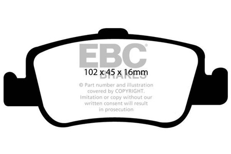 DP1949 - Zestaw klocków hamulcowych seria ULTIMAX2 EBC Brakes