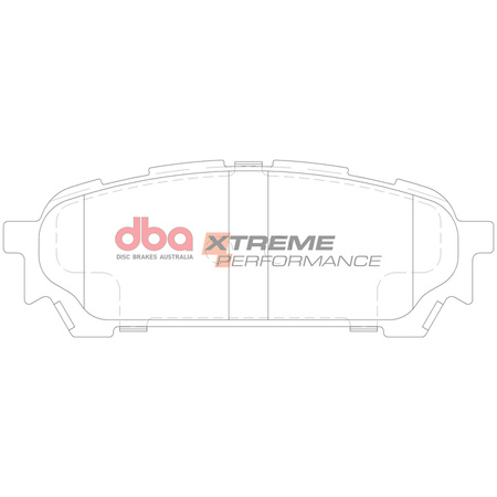 Bremsbeläge hinten DBA Brake Pads Xtreme Performance Hawk HB452x.545 - DB1672XP SUBARU Forester SG5 Impreza Sport