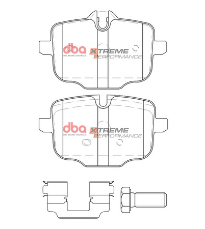 Klocki hamulcowe tylne DBA Brake Pads Xtreme Performance - DB15109XP