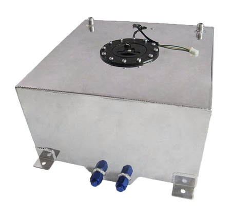 IRP schwarzer 40-Liter-Aluminium-Kraftstofftank mit Kraftstoffstandsensor