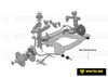 Tuleje poliuretanowe zawieszenia Whiteline - W81707A Infiniti Q45 G50 Nissan 200sx S13 S14 300zx Z32 Silvia Skyline R32 R33 R34