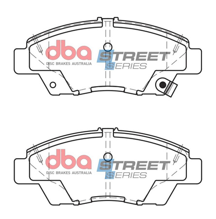 Brake Pads Street Series Ceramic front - DB1991SS HONDA CR-Z City Insight Jazz GK3