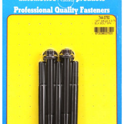 ARP "3/8""-24 x 3.750 12pt 7/16 wrenching black oxide bolts"5pcs