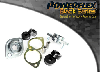 Hátsó lHUNéscsillapító felső tartókonzol és persely 10 mm Powerflex poliuretán szilent Black Series BMW 3 Series E46 (1999 - 2006) E46 M3 inc CSL PFR5-5630-10BLK