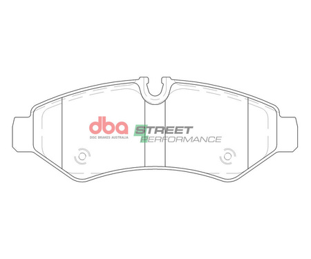 Klocki hamulcowe przednie DBA Brake Pads Street Performance - DB15114SP