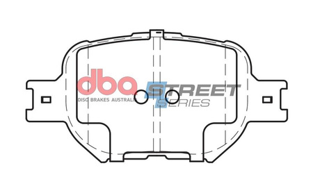 Bremsbeläge vorne DBA Brake Pads Street Series Ceramic - DB1431SS TOYOTA Altezza GXE10 Celica ZZT230 ZZT231 Corolla CDE120 Verso Verossa Will ZZE128
