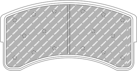 Ferodo Racing TL66 priekinės stabdžių kaladėlės FRP3168TL66 LAMBORGHINI Huracan