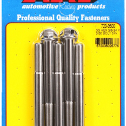 ARP "3/8""-24 x 3.500 hex SS bolts" (5pcs)