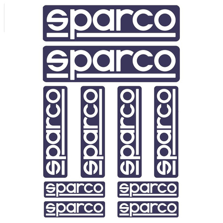 10 db Sparco matrica készlet