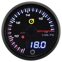 Gauge Auto Gauge vOLT feszültség - FIGYELMEZTETÉS LED