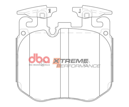 Brake Pads Xtreme Performance front - DB15108XP BMW ALPINA B7 G12 3 Series G20 M340 G21 330 330e xDrive G20 G21 5 G30 530 540 G31 G30 M550 M550D G31 6 GT G32 630 640 GT 7 G11 740 745e 750 740e G11 G12 M760 8 Convertible G14 840 840d M850 Coupe G15 Gran