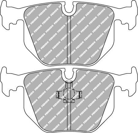 Ferodo Racing DS1.11 Hinterradbremsbelag FCP857W BMW 3 E40 8 E31 MASERATI Biturbo,