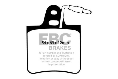 DP245 - Ein Satz Bremsbeläge serie ULTIMAX2 EBC Brakes