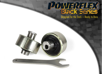 Front Lower Arm Rear Bush Caster Adjustable Powerflex Polyurethane Bush Black Series Jaguar (Daimler) X Type (2001 - 2009) PFF19-1302GBLK