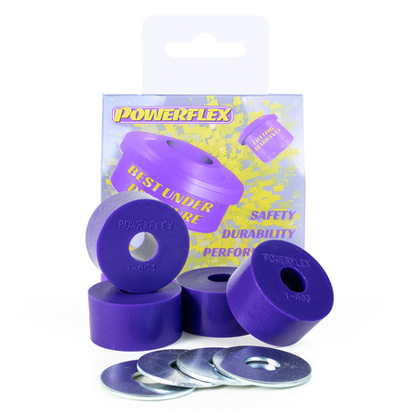 Priekinės apsaugos nuo riedėjimo juostos galinės jungties tvirtinimas prie rankos įvorės Powerflex poliuretano įvorė Road Series Alfa Romeo 164 V6 & Twin Spark (1987 -1998) PFF1-603