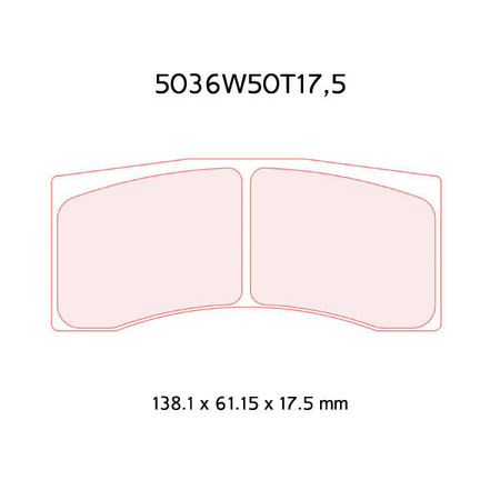 Carbone Lorraine RC5 brake pads - Skoda Fabia S2000 (szuter) (all)