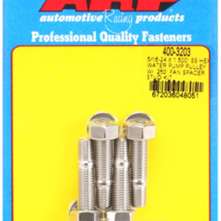 Śruby ARP  5/16-24x1.500 SS hex WP pulley w/ .250" fan spcr stud