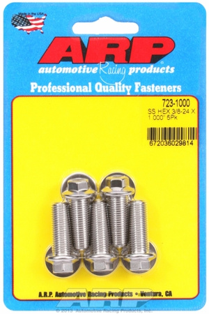 Śruby ARP "3/8""-24 x 1.000 hex SS bolts" (5pcs)