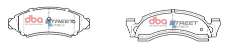 Brake Pads Street Series Semi-metallic universal - DBS788SS