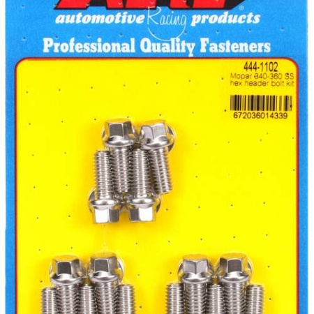 Zestaw śrub głowicy cylindrów ARP 444-1102 Mopar 340-360 SS hex header bolt kit Chrysler Small Block