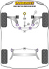 Przednia tuleja przedniego wahacza Powerflex Road Series Volkswagen Golf & Golf MK7 5G (2012 - 2019)\Golf MK7 5G 2WD up to 122PS Rear Beam (2012-2019) PFF85-501