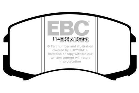 DP1678 - Ein Satz Bremsbeläge serie ULTIMAX2 EBC Brakes