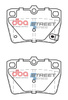 Bremsbeläge hinten DBA Brake Pads Street Series Ceramic - DB1680SS DR DR5 TOYOTA Rav 4