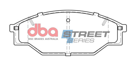 Klocki hamulcowe przednie DBA Brake Pads Street Series Ceramic - DB1350SS