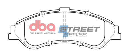 Klocki hamulcowe przednie DBA Brake Pads Street Series Ceramic - DB1375SS FORD Aust NZ S.Africa Fairmont AU Falcon