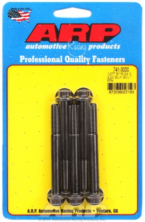 Śruby ARP "5/16""-24 x 3.000 12pt black oxide bolts" (5pcs)