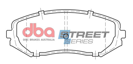 Bremsbeläge vorne DBA Brake Pads Street Series Ceramic - DB1842SS SUZUKI Grand Vitara