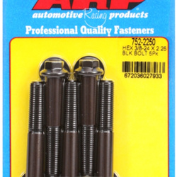 Śruby ARP "3/8""-24 x 2.250 hex black oxide bolts" (5pcs)