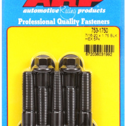 ARP "7/16""-20 x 1.750 hex black oxide bolts" (5pcs)