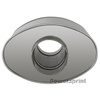 Powersprint HF-45 universal oval silencer